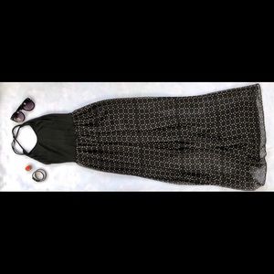 Black Backless Maxi Dress